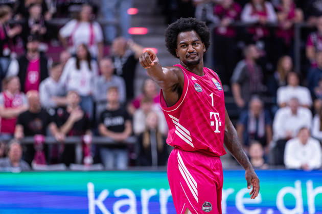 easyCredit Basketball Bundesliga, Telekom Baskets Bonn vs. Science City Jena, 09.10.2026 John-Michael Wright (Telekom Baskets Bonn 1) -- easyCredit Basketball Bundesliga, Telekom Baskets Bonn vs. Science City Jena, 09.10.2026, Telekom Dome Bonn Copyright: xBEAUTIFULxSPORTS Derixx