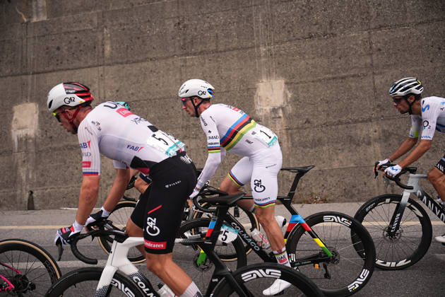 USA s Brandon McNulty of UAE Team Emirates XRG during the 120th edition of the Il Lombardia, Tour of Lombardy cycling race, a 239 km one day race from Bergamo to Como on October 10, 2026, Italy.  Copyright: xMarcoxAlpozzi xLaPressex