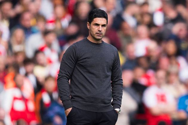 Arsenal Manager Mikel Arteta looks on Arsenal v Leeds United, Premier League, Football, Emirates Stadium, London, UK - 10 Oct 2026London Emirates Stadium United Kingdom EDITORIAL USE ONLY No use with unauthorised audio, video, data, fixture lists, club league logos or live services. Online in-match use limited to 120 images, no video emulation. No use in betting, games or single club league player publications. Copyright: xWiredxPhotos Shutterstockx 17204325y