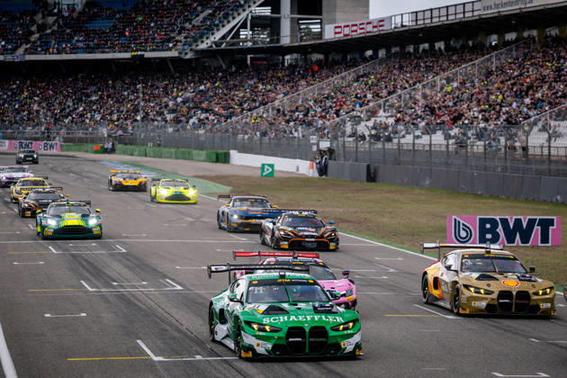 DTM, 15. + 16. Rennen Hockenheim 2026 11 BMW M4 GT3 Evo, Schubert Motorsport: Marco Wittmann, 3 BMW M4 GT3 Evo, Schubert Motorsport: Kelvin van der Linde - picture by Gruppe C Photography Sachsenring Germany Copyright: xGruppexCxPhotographyx