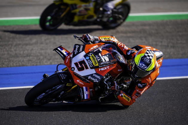 October 10, 2026, Cascais, Lisbon, Portugal: Yari Montella of Barni Spark Racing Team in action during the Superpole of the FIM Superbike World Championship, WM, Weltmeisterschaft at Circuito Estoril on October 10, 2026 in Cascais, Portugal. Cascais Portugal - ZUMAr200 20261010_zsp_r200_018 Copyright: xNunoxReisinhox