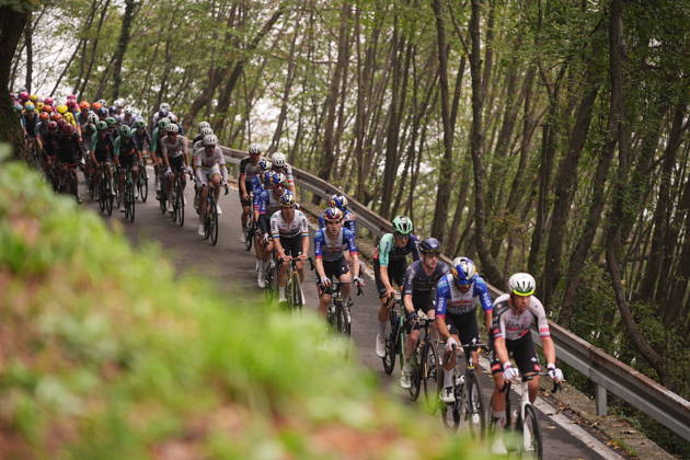 The race , Breakaway on the Val Piana climb during the 120th edition of the Il Lombardia, Tour of Lombardy cycling race, a 239 km one day race from Bergamo to Como on October 10, 2026, Italy.  Copyright: xMarcoxAlpozzi LaPressex