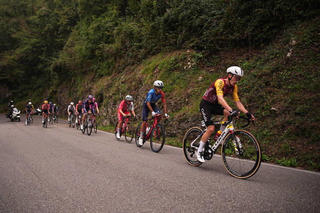 The race , Breakaway on the Val Piana climb during the 120th edition of the Il Lombardia, Tour of Lombardy cycling race, a 239 km one day race from Bergamo to Como on October 10, 2026, Italy.  Copyright: xMarcoxAlpozzi LaPressex
