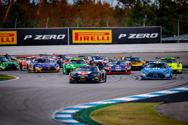 DTM, 15. + 16. Rennen Hockenheim 2026 130 Lamborghini Temerario GT3, ABT Sportsline: Luca Engstler, 22 Mercedes-AMG GT3 EVO, Landgraf Motorsport: Lucas Auer - picture by Gruppe C Photography Sachsenring Germany Copyright: xGruppexCxPhotographyx