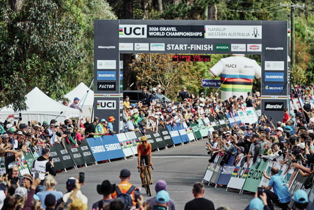 2026 UCI Gravel World Championships Picture by James Raison SWpix.com - 10 10 2026 - Cycling - 2026 UCI Gravel World Championships - Nannup, Western Australia, Australia - Women™s Elite - Marianne Vos (Netherlands) wins to become World Champion Nannup Australia Copyright: x xSWpix.comx(t axPhotographyxHubxLtd)xJamesxRaison SWpix.comx SWP-3030-24339