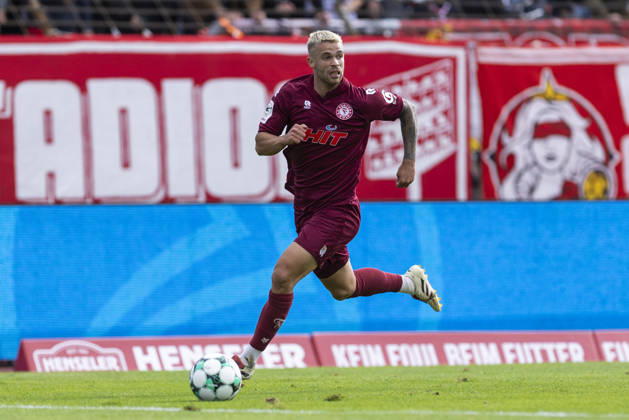 3. Liga, Fortuna Köln - 1. FC Saarbrücken; 10.10.2026 Tom Geerkens (Fortuna Köln, 6). 3. Liga, Fortuna Köln - 1. FC Saarbrücken, 8. Spieltag, am 10.10.2026, Südstadion, Köln. DFB regulations prohibit any use of photographs as image sequences and or quasi-video Copyright: xBEAUTIFULxSPORTS Meuselx