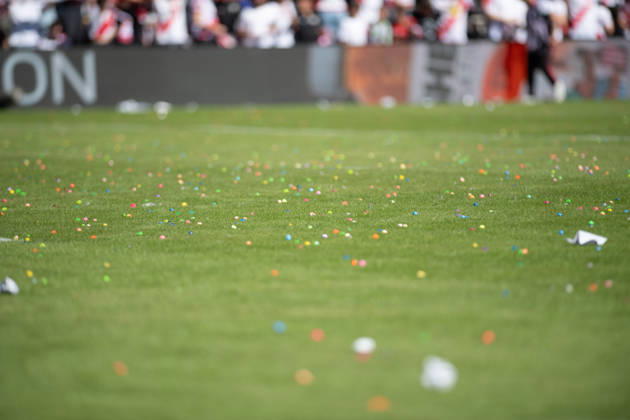 ESP: LaLiga EA Sports Rayo Vallecano v Athletic Club Paper balls and airplanes thrown in Vallecas as a form of protest against Martin Presa president of Rayo Vallecano during LaLiga EA Sports between Rayo Vallecano v Athletic Club played at Vallecas Stadium in Madrid on October 10, 2026 in Spain Spain Futbol Copyright: xAgenciaxLOFx
