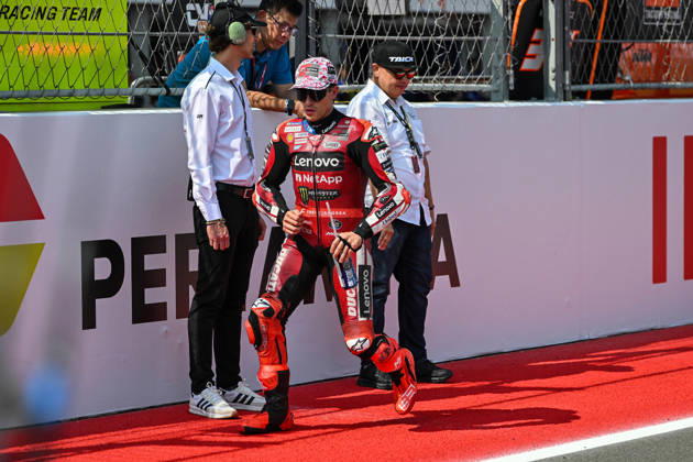 MOTO - MOTO GP - GRAND PRIX OF INDONESIA 2026 MARQUEZ Marc (spa), Ducati Lenovo Team, Ducati Desmosedici GP26, portrait, starting grid, grille de dÃ part during the 2026 MotoGP Pertamina Grand Prix of Indonesia on the Mandalika circuit from October 9 to 11, at West Nusa Tenggara, Indonesia - West Nusa TenggaraIndonesia  Copyright: xGIGIxSOLDANOx
