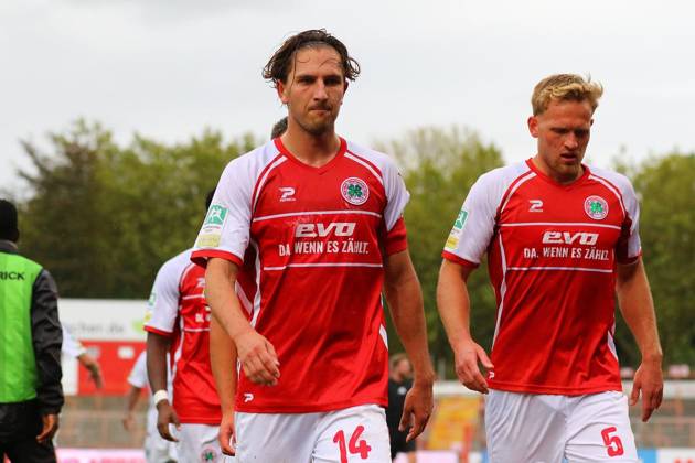 Regionalliga West: Rot-Weiß Oberhausen - 1. FC Bocholt ** NUR FÜR REDAKTIONELLE ZWECKE ** EDITORIAL USE ONLY **<p>Nico Klaß, Tim Böhmer RWO - 1. FC Bocholt Ort: Oberhausen, Stadion Niederrhein Datum: 10.10.2026 Deutschland NRW Oberhausen Copyright: MichaxKorb