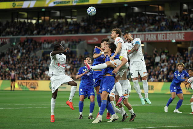 October 10, 2026, Melbourne, Victoria, Australia: MELBOURNE, AUSTRALIA - OCTOBER 10: Australia Cup Final match between South Melbourne FC and Melbourne Victory FC at AAMI Park on October 10, 2026 in Melbourne, Austr0alia. South Melbourne FC V Melbourne Victory FC - Australia Cup 2026 Final  - ZUMAp121 20261010_zsp_p121_007 Copyright: xChrisxPutnamx
