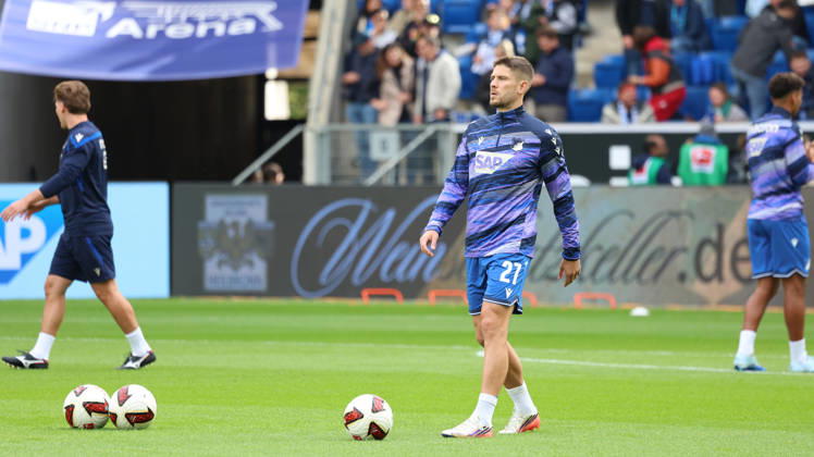 10.10.2026, xrekx, Fussball 1.Bundesliga, TSG 1899 Hoffenheim - Hamburger SV v.l. Andrej Kramaric (TSG 1899 Hoffenheim) (DFL DFB REGULATIONS PROHIBIT ANY USE OF PHOTOGRAPHS as IMAGE SEQUENCES and or QUASI-VIDEO) Sinsheim