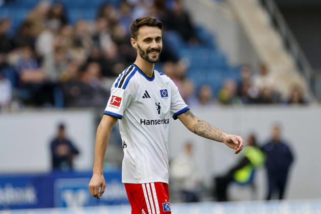 Fabio Vieira (Hamburger SV, 20) , Deutschland, Fussball, 1. Bundesliga, 5.Spieltag, 2026 2027, TSG Hoffenheim vs. Hamburger SV, 10.10.2026, Sinsheim SNP Arena Deutschland Copyright: xGrantxHubbsx