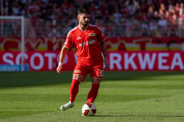 Deutschland: Fussball 1. Bundesliga, 5. Spieltag 2026 2027, 1.FC Union Berlin - SV Elversberg am 10.10.2026 in Berlin (Stadion An der Alten Försterei): Kastriot Imeri (1. FC Union Berlin, 30) am Ball Copyright: xSvenxHeidmannx