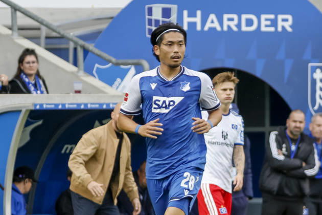 Koki Machida (TSG Hoffenheim, 28) , Deutschland, Fussball, 1. Bundesliga, 5.Spieltag, 2026 2027, TSG Hoffenheim vs. Hamburger SV, 10.10.2026, Sinsheim SNP Arena Deutschland Copyright: xGrantxHubbsx