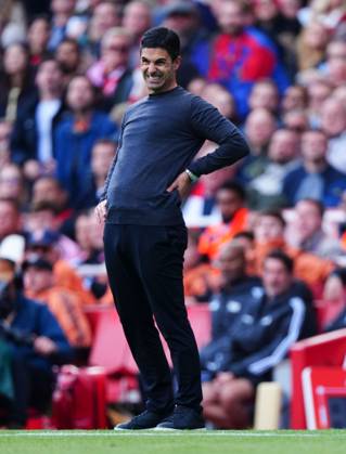 Arsenal Manager Mikel Arteta Arsenal v Leeds United, Premier League, Football, Emirates Stadium, London, UK - 10 Oct 2026London Emirates Stadium United Kingdom EDITORIAL USE ONLY No use with unauthorised audio, video, data, fixture lists, club league logos or live services. Online in-match use limited to 120 images, no video emulation. No use in betting, games or single club league player publications. Copyright: xJavierxGarcia Shutterstockx 17204400ba