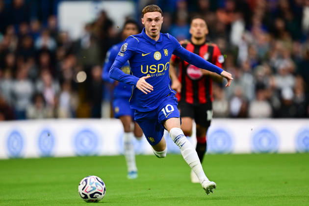 Chelsea v Bournemouth, Premier League Chelsea midfielder Cole Palmer (10) sprints forward with the ball during the Premier League match between Chelsea and Bournemouth at Stamford Bridge, London, UK on 10 October 2026. London Stamford Bridge Greater London UK Editorial use only DataCo restrictions apply See www.football-dataco.com , Copyright: xDennisxGoodwinx PSI-24979-0015