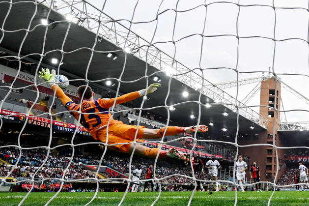 Mg Genova 10 10 2026 - campionato di calcio serie A Genoa-Fiorentina foto Matteo Gribaudi Image nella foto: David De Gea 