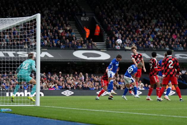 David Affengruber of Fulham heads on goal Ipswich Town v Fulham, Premier League, Football, Portman Road, Ipswich, UK - 10 Oct 2026Ipswich Portman Road United Kingdom EDITORIAL USE ONLY No use with unauthorised audio, video, data, fixture lists, club league logos or live services. Online in-match use limited to 120 images, no video emulation. No use in betting, games or single club league player publications. Copyright: xJoexToth Shutterstockx 17206181ba