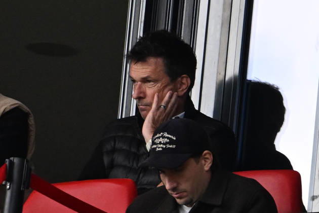 10.10.2026, xsltx, Fussball 1.Bundesliga, FSV Mainz 05 - Bayer 04 Leverkusen v.l. Vorstand Christian Heidel (FSV Mainz 05) (DFL DFB REGULATIONS PROHIBIT ANY USE OF PHOTOGRAPHS as IMAGE SEQUENCES and or QUASI-VIDEO) Mainz