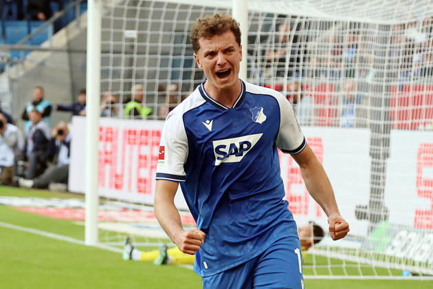 10.10.2026, xrekx, Fussball 1.Bundesliga, TSG 1899 Hoffenheim - Hamburger SV v.l. Torjubel nach dem Tor zum celebrating the goal celebrate 1:1 durch Fisnik Asllani (TSG 1899 Hoffenheim) (DFL DFB REGULATIONS PROHIBIT ANY USE OF PHOTOGRAPHS as IMAGE SEQUENCES and or QUASI-VIDEO) Sinsheim