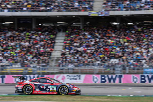 DTM (German Touring Car Championship) - 10.10.2026 - Round 8, Hockenheimringring on 10.10.2026. Bastian Buus (DK Land-Motorsport, 29), Porsche 911 GT3 R Evo Baden-Württemberg Deutschland Copyright: xO.Franke,xSportblen.dex