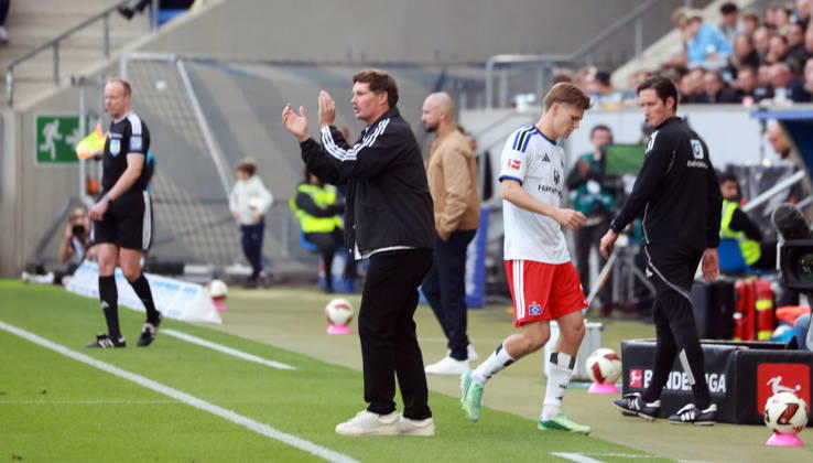 10.10.26 TSG 1899 Hoffenheim - Hamburger SV Deutschland, Sinsheim, 10.10.2026, Fussball, Bundesliga, Saison 2026 2027, TSG 1899 Hoffenheim - Hamburger SV: Merlin Polzin (Trainer Hamburger SV).