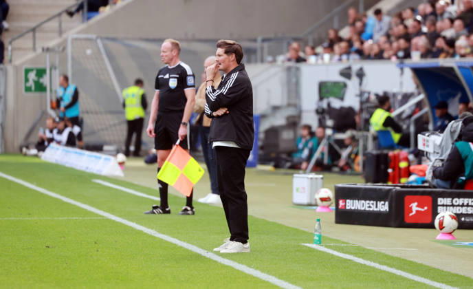 10.10.26 TSG 1899 Hoffenheim - Hamburger SV Deutschland, Sinsheim, 10.10.2026, Fussball, Bundesliga, Saison 2026 2027, TSG 1899 Hoffenheim - Hamburger SV: Merlin Polzin (Trainer Hamburger SV).