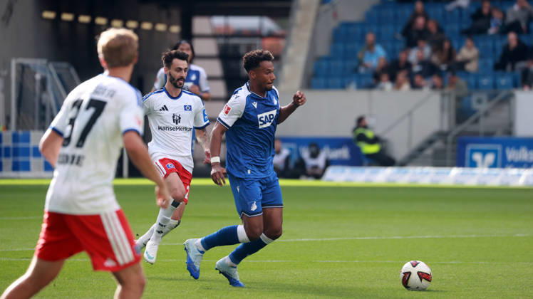 10.10.26 TSG 1899 Hoffenheim - Hamburger SV Deutschland, Sinsheim, 10.10.2026, Fussball, Bundesliga, Saison 2026 2027, TSG 1899 Hoffenheim - Hamburger SV: Bambase Conte (TSG 1899 Hoffenheim).