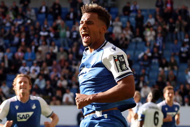 10.10.2026, xrekx, Fussball 1.Bundesliga, TSG 1899 Hoffenheim - Hamburger SV v.l. Torjubel nach dem Tor zum celebrating the goal celebrate 1:1 durch BambasÃ ContÃ (TSG 1899 Hoffenheim) wurde nicht gegeben. Foulspiel im Vorfeld (DFL DFB REGULATIONS PROHIBIT ANY USE OF PHOTOGRAPHS as IMAGE SEQUENCES and or QUASI-VIDEO) Sinsheim