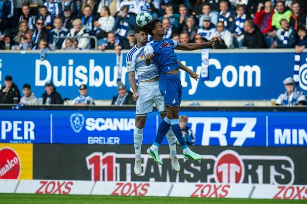 3.Liga MSV Duisburg - TSG Hoffenheim II ** NUR FÜR REDAKTIONELLE ZWECKE ** EDITORIAL USE ONLY **<p>Fußball 3.Liga MSV Duisburg - TSG Hoffenheim II am 10.10.26 in der Schauinsland-Reisen Arena in Duisburg Tobias Fleckstein( Duisburg ) Duisburg Copyright: JakobxKlos