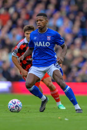 IPSWICH, ENGLAND OCTOBER 10 - Florentino Luis of Ipswich Town during the Premier League game between Ipswich Town and Fulham at Portman Road on October 10, 2026 in Ipswich, England. (Photo by Keeran Marquis Sports Press Photo) Copyright: xKeeranxMarquis SPPx Sportspressphoto_SPR250848