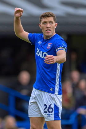 IPSWICH, ENGLAND OCTOBER 10 - Dara O Shea of Ipswich Town during the Premier League game between Ipswich Town and Fulham at Portman Road on October 10, 2026 in Ipswich, England. (Photo by Keeran Marquis Sports Press Photo) Copyright: xKeeranxMarquis SPPx Sportspressphoto_SPR250847