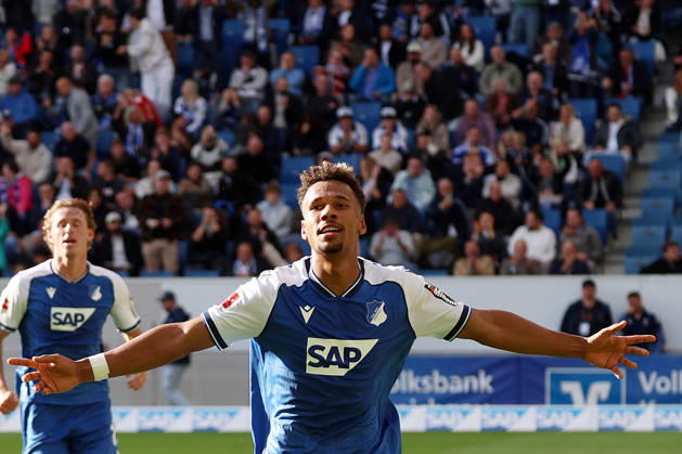10.10.2026, xrekx, Fussball 1.Bundesliga, TSG 1899 Hoffenheim - Hamburger SV v.l. Torjubel nach dem Tor zum celebrating the goal celebrate 1:1 durch BambasÃ ContÃ (TSG 1899 Hoffenheim) wurde nicht gegeben. Foulspiel im Vorfeld (DFL DFB REGULATIONS PROHIBIT ANY USE OF PHOTOGRAPHS as IMAGE SEQUENCES and or QUASI-VIDEO) Sinsheim