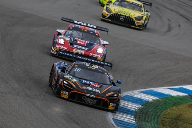 DTM, 15. + 16. Rennen Hockenheim 2026 16 McLaren 720S GT3 Evo, Dörr Motorsport: Timo Glock - picture by Gruppe C Photography Sachsenring Hockenheimring Baden-Württemberg Germany Copyright: xGruppexCxPhotographyx