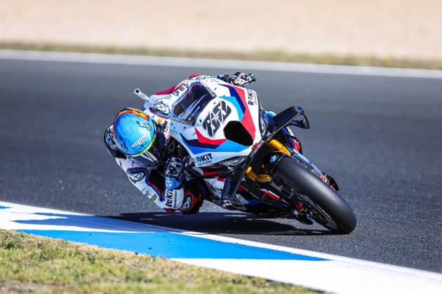 World Superbikes Estoril Round 2026 - Day 2 Miguel Oliveira of Portugal rides for the ROKiT BMW Motorrad WorldSBK Team during the 2026 World Superbike Estoril Round at Circuito do Estoril in Cascais, Portugal, on October 10, 2026. Estoril Lisboa Portugal  Copyright: xMiguelxReisx originalFilename:reis-notitle261010_npOcB.jpg