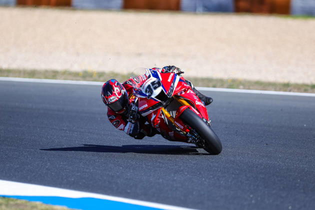 World Superbikes Estoril Round 2026 - Day 2 Somkiat Chantra of Thailand rides for the Honda HRC WorldSBK Team during the 2026 World Superbike Estoril Round at the Circuito do Estoril in Cascais, Portugal, on October 10, 2026. Estoril Lisboa Portugal  Copyright: xMiguelxReisx originalFilename:reis-notitle261010_npPNt.jpg