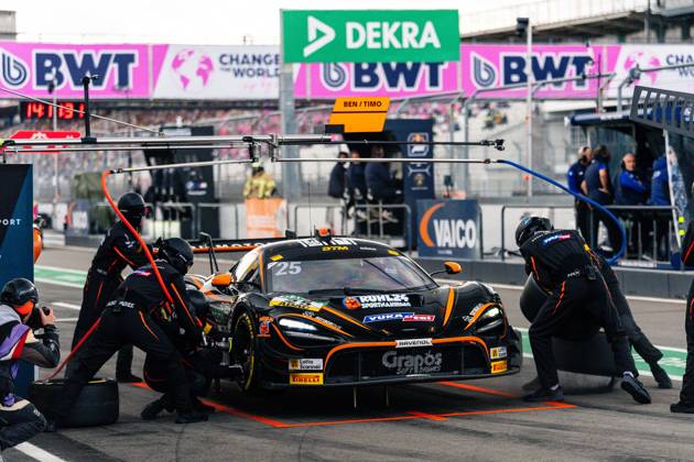 DTM, 15. + 16. Rennen Hockenheim 2026 25 McLaren 720S GT3 Evo, Dörr Motorsport: Ben Dörr - picture by Gruppe C Photography Sachsenring Germany Copyright: xGruppexCxPhotographyx