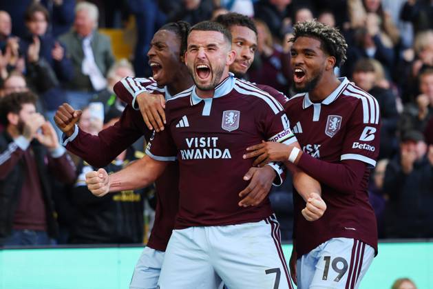 John McGinn of Aston Villa celebrates scoring a goal to make it 2-1 Aston Villa v Brentford, Premier League, Football, Villa Park, Birmingham, UK - 10 Oct 2026Birmingham Villa Park United Kingdom EDITORIAL USE ONLY No use with unauthorised audio, video, data, fixture lists, club league logos or live services. Online in-match use limited to 120 images, no video emulation. No use in betting, games or single club league player publications. Copyright: xWillxCooper Shutterstockx 17206322af