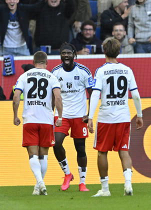 TOR zum 2:3 Miro Muheim Hamburger SV HSV (28) Torjubel Terem Moffi Hamburger SV HSV (09) Otto Stange Hamburger SV HSV (19) TSG 1899 Hoffenheim vs Hamburger SV HSV 10.10.2026 DFL REGULATIONS PROHIBIT ANY USE OF PHOTOGRAPHS AS IMAGE SEQUENCES AND OR QUASI-VIDEO TSG 1899 Hoffenheim vs Hamburger SV HSV
