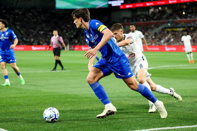 October 10, 2026, Melbourne, Victoria, Australia: MELBOURNE, AUSTRALIA - OCTOBER 10: Marco Jankovic of South Melbourne FC during the Australia Cup Final match between South Melbourne FC and Melbourne Victory FC at AAMI Park on October 10, 2026 in Melbourne, Austr0alia. South Melbourne FC V Melbourne Victory FC - Australia Cup 2026 Final  - ZUMAp121 20261010_zsp_p121_070 Copyright: xChrisxPutnamx