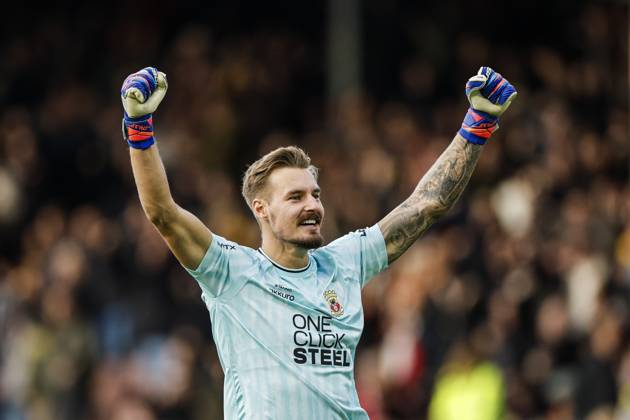 DEVENTER - Go Ahead Eagles goalkeeper Kjetil Haug reacts after the 1-1 draw during the Dutch Eredivisie match between Go Ahead Eagles and Sparta Rotterdam at De Adelaarshorst on October 10, 2026, in Deventer, the Netherlands. BART STOUTJESDIJK ANP Eredivisie 2026 27 xVIxANPxSportx xxANPxIVx 572032182 originalFilename: 572032182.jpg
