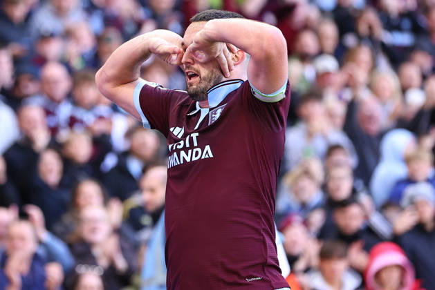Aston Villa v Brentford, Premier League John McGinn of Aston Villa celebrates his goal making it 2-1 during the Aston Villa v Brentford Premier League match at Villa Park, Birmingham, England on 10 October 2026 Credit: Ryan Crockett Every Second Media Editorial use only. All images are copyright Every Second Media Limited. No images may be reproduced without prior permission. All rights reserved. Premier League and Football League images are subject to licensing agreements with Football DataCo Limited. see https: www.football-dataco.com Copyright: xIMAGO EveryxSecondxMediax ESM-2212-0098 RyanxCrockettx xEveryxSecondxMediax