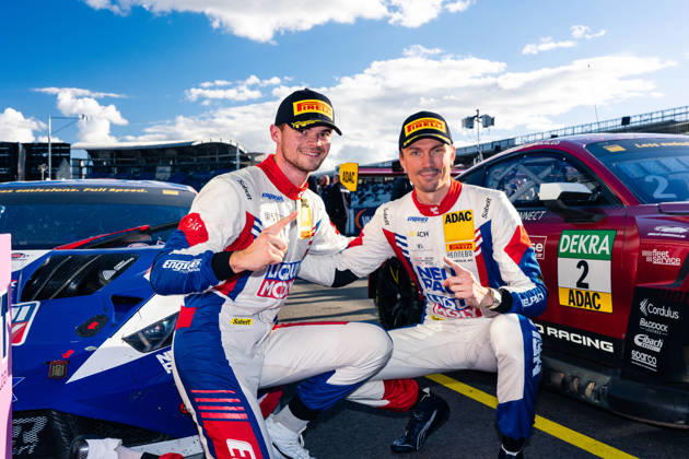 ADAC GT Masters, 11. + 12. Rennen Hockenheim 2026 63 Lamborghini Huracan GT3 EVO 2, LIQUI MOLY Team Engstler Motorsport: Finn Zulauf, Felix Hirsiger - picture by Gruppe C Photography Hockenheim Hockenheimring Baden-Württemberg Deutschland Copyright: xGruppexCxPhotographyx
