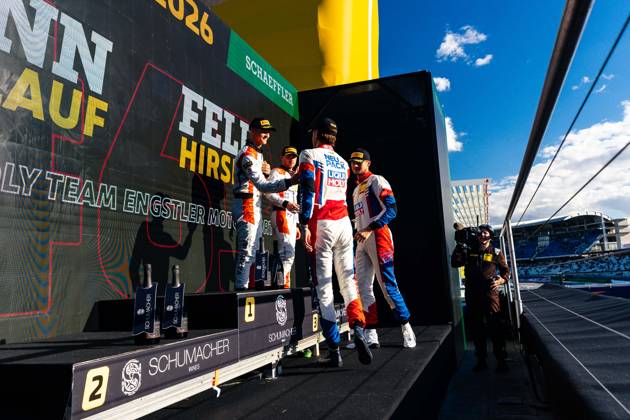 ADAC GT Masters, 11. + 12. Rennen Hockenheim 2026 63 Lamborghini Huracan GT3 EVO 2, LIQUI MOLY Team Engstler Motorsport: Finn Zulauf, Felix Hirsiger - picture by Gruppe C Photography Hockenheim Hockenheimring Baden-Württemberg Deutschland Copyright: xGruppexCxPhotographyx