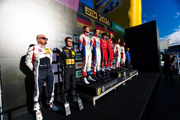 ADAC GT Masters, 11. + 12. Rennen Hockenheim 2026 63 Lamborghini Huracan GT3 EVO 2, LIQUI MOLY Team Engstler Motorsport: Finn Zulauf, Felix Hirsiger - picture by Gruppe C Photography Hockenheim Hockenheimring Baden-Württemberg Deutschland Copyright: xGruppexCxPhotographyx