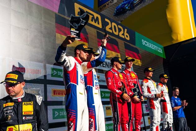 ADAC GT Masters, 11. + 12. Rennen Hockenheim 2026 63 Lamborghini Huracan GT3 EVO 2, LIQUI MOLY Team Engstler Motorsport: Finn Zulauf, Felix Hirsiger - picture by Gruppe C Photography Hockenheim Hockenheimring Baden-Württemberg Deutschland Copyright: xGruppexCxPhotographyx