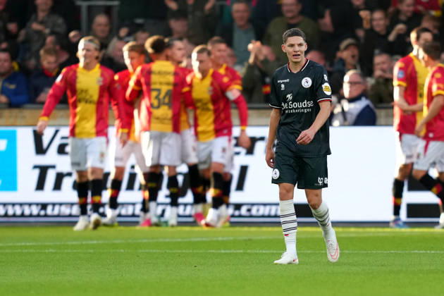 Eredivisie: Go Ahead Eagles v Sparta Rotterdam Deventer - Robin van Cruijsen of Sparta Rotterdam looks dejected during the eighth competition round of the 2026 2027 Eredivisie season. The match is set between Go Ahead Eagles and Sparta Rotterdam at De Adelaarshorst on 10 October 2026 in Deventer, Netherlands. (Hero Images Danny de Groot) Copyright: xDannyxdexGrootx