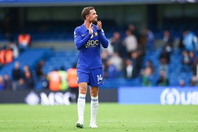 Jordan Henderson of Chelsea applauds fans at full time Chelsea v Bournemouth, Premier League, Football, Stamford Bridge, London, UK - 10 Oct 2026London Stamford Bridge United Kingdom EDITORIAL USE ONLY No use with unauthorised audio, video, data, fixture lists, club league logos or live services. Online in-match use limited to 120 images, no video emulation. No use in betting, games or single club league player publications.  Copyright: xSimonxDael Shutterstockx 17206021bo
