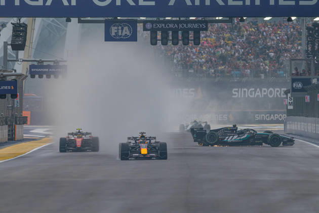 FORMULE 1 : Grand Prix de Singapour - 10 10 2026 63 George Russell (GBR) Mercedes-AMG PETRONAS Formula One Team (DEU) Mercedes W17 Mercedes, during the Formula 1 Singapore Grand Prix at the Marina Bay Street Circuit, Round 18 of the 2026 FIA Formula 1 World Championship, WM, Weltmeisterschaft 9-11 October 2026, Singapore (SGP). SINGAPORESingapore Copyright: xIANxBUNDEYx xMPSxAGENCYx x