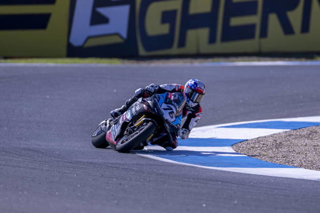 October 10, 2026, Cascais, Lisboa, Portugal: ESTORIL, PORTUGAL - OCTOBER 10: Loris Baz of France and MGM Optical Express Racing competes during Race 1 during day two of the World Superbikes Estoril Round at Circuito Estoril on October 10, 2026 in Estoril, Portugal. Cascais Portugal - ZUMAl192 20261010_zsp_l192_012 Copyright: xMiguelxLemosx